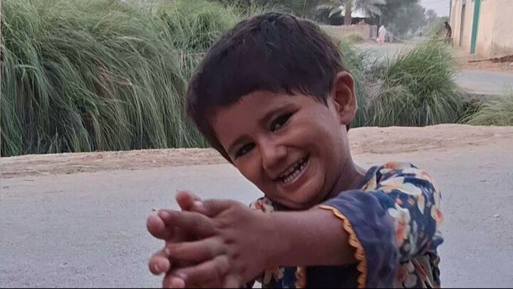 Pure Joy! Cute Little Girl Dancing and Smiling with Happiness ❤️