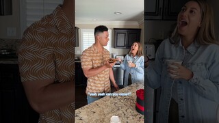 Don’t try this at home. #marriagehumor #couplegoals #comedy #wife #prank