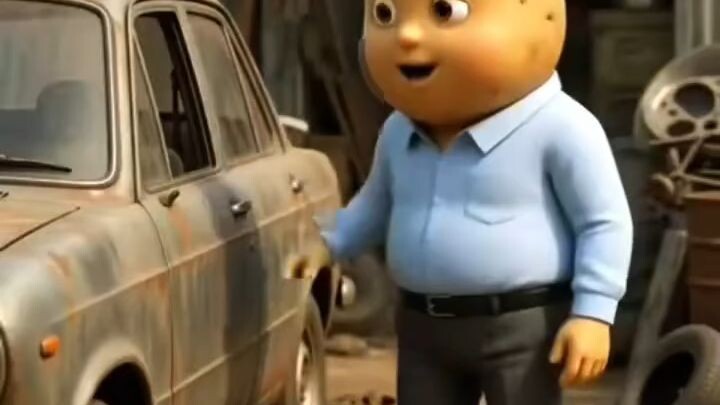 potatoes buy a old car with a garage and they repair like a Tarzan new 🚗 potatoe work hard for you♥