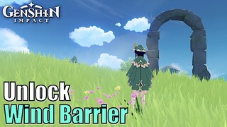 GENSHIN IMPACT - How to Unlock the Wind Barrier?! Stormterror's Lair