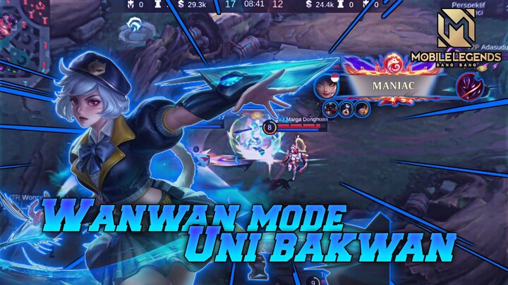 GIMANA JADINYA KALO WAWAN MODE UNI BAKWAN😨😰 - MLBB