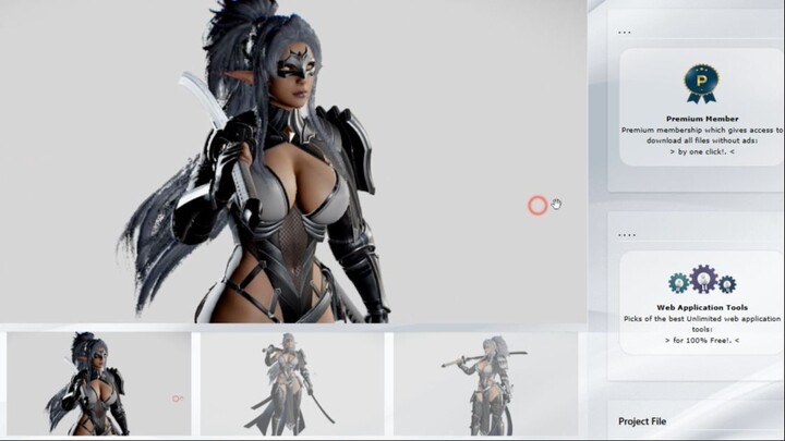 Free Dark Elf 3D Model with Texture