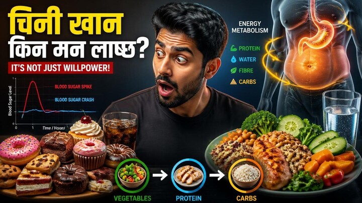 Sugar खाने इच्छा किन हुन्छ? Protein, पानी र Belly Fat को वास्तविक Science!