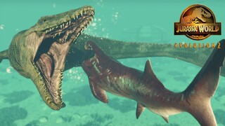 Dunkleosteus fights EVERY MARINE CREATURE - Jurassic World Evolution 2 [4K]