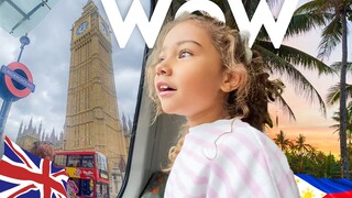 British Kid that grew up in Philippines see's LONDON first time