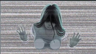 贞子竟然从电视机里爬了出来，我好开心啊