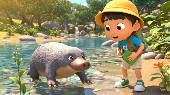 Petualangan Seru Nabil dan Platipus | Animasi 3D Edukatif untuk Anak-anak"