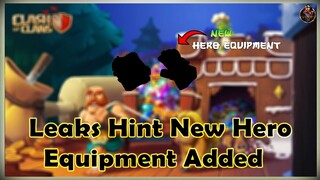 COC Leaks Hint At New Hero Equipment Added | COC Leak & Updates | @AvengerGaming71