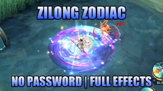 Script Skin Zilong Custom Zodiac Full Effects | No Password - Mobile Legends