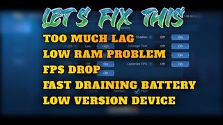 LET'S REMOVE YOUR LAG IN MOBILE LEGENDS