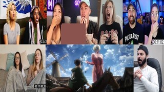 ATTACK ON TITAN EPISODE 18 REACTION MASHUP!!