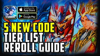 [Tier List Reroll Guide] X-Samkok (Bluestacks) Global Launch Gameplay