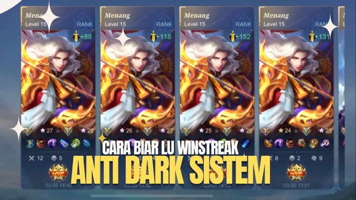 Cara Winstreak Di Akhir Season Mobile Legends !