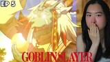 CHEESE ADDICT?!! | Goblin Slayer Episode 5 REACTION + REVIEW | New Anime Fan!