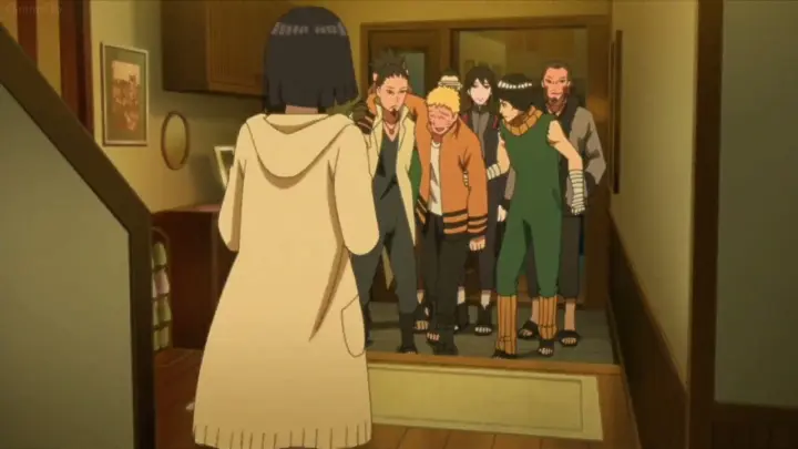 Naruto Arrives Drunk To Home After A Party With Friends