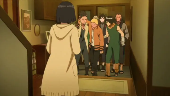 Naruto Arrives Drunk To Home After A Party With Friends