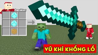 Minecraft Nhưng Đố Ai Có Vũ Khí Siêu Khổng Lồ