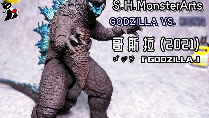 [Chu Ding Berbagi 242] Ubah warna model yang sama dan tambahkan bentuk tangan! Godzilla vs.Kong SHM2