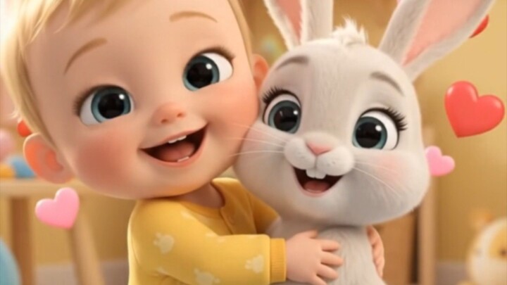 Dance Time! 👶 Bunny Playtime Rhyme