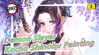 [Demon Slayer] Kocho Shinobu Realism Painting / No Longer Two Dimensions!_3