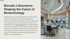 Biovatic Lifescience: Shaping the Future of Biotechnology