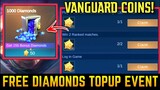 NEW EVENT FREE DIAMONDS VANGUARD COIN SUPPLY EVENT || MOBILE LEGENDS