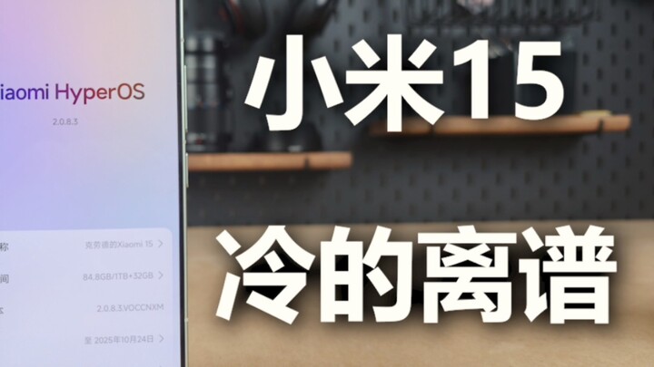 Xiaomi 15 benchmark test preview—feels a bit chilly