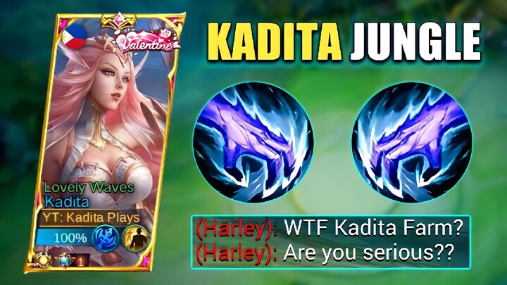 KADITA NEW BEST JUNGLE BUILD IN SOLO RANKED GAME! INTENSE MATCH! KADITA BEST BUILD 2023 | MLBB