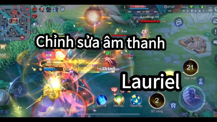 (Liên quân mobile) lauriel được làm lại âm thanh thì như thế nào?