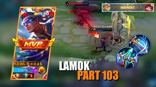 LAMOK PART 103 | BRUNO BEST BUILD AND EMBLEM SEASON 24 | Mobile Legends Bang Bang