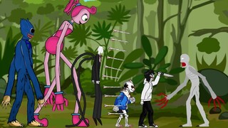 Killer Sans Vs Scp 096, Mommy Long leg, Huggy Wuggy, SLENDERMAN, Jeff the killer - Drawing Cartoon 2