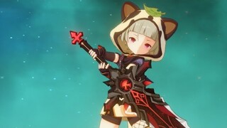 Sayu with Wolf Gravestone gameplay | Genshin impact