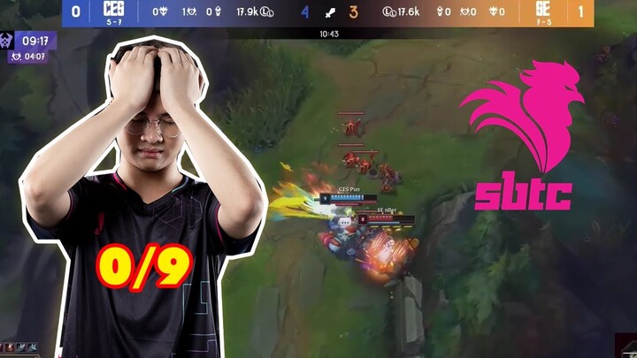 Một ngày buồn của "sát thần" solo kill Nper với KDA 0/9, bị Rumble nướng rụi toàn tập