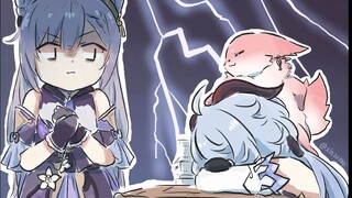 甘雨和八重神子短片系列   画师《心脏弱真君》