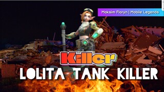 Rahasia Lolita KILLER | Rahasia kill pakai Lolita tanpa perlu item damage | Mobile Legends | MakFlo