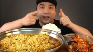 Thánh ăn hàn quốc mukbang ăn mỳ tôm tô lớn cực ngon#amthuc #monngon