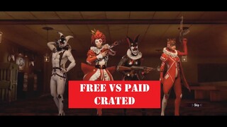 free vs. paid crate opening! Joker of Spades & Queen of Wrath & Deadly Spade | PUBG Mobile