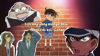 Kira kira siapa saja ya yang tahu identitas asli detective conan