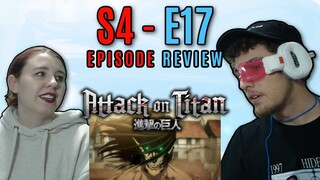 My Sister and I Review Attack on Titan S4 - E17 (Spoilers... obviously)