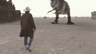 Tyrannosaurus Rex vs. Western Cowboy