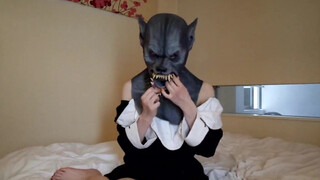 Beast costume ecstasy, when beauty dresses up as a beast (other video 568)