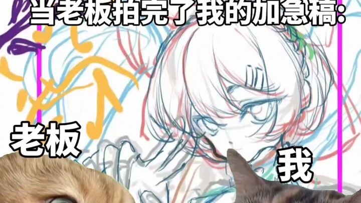 Ketika bos selesai memotret semua tempat naskah prioritasku