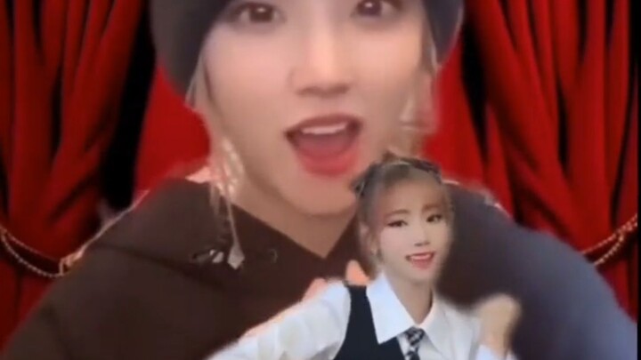 Cosmic Girls' Little Li Xiatian x GIDLE Song Yuqi TikTok Selfie Super Yuppers Dance Challenge 220129