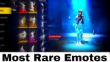 MOST RARE  EMOTES 😱 I HAVE IN FREE FIRE 🔥