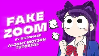 fake zoom - alight motion tutorial