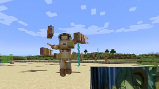 Paket Petualangan Aneh JoJo #3: Pengalaman Stand-Gold Berbulu Super Kuat [Minecraft]