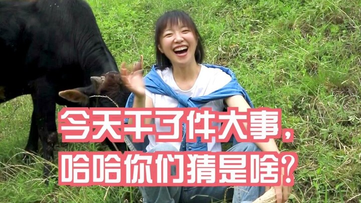 Hari ini aku ngelakuin hal besar, hahaha coba tebak apa?