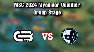 KgKg Lay Esports VS Ai Esports ( Bo3 ) | MSC 2024 Myanmar Qualifier Group Stage