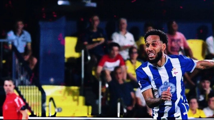 Dari tertinggal jadi menang! Aubameyang bawa Deportivo comeback 3-2 atas Villarreal !