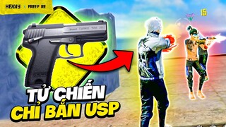 Team giải Heavy ăn ngập hành khi chỉ dùng USP trong tử chiến xếp hạng | HEAVY Free Fire